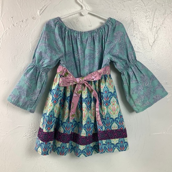 Matilda Jane Peasant Tunic Top multi color Size 8 EUC - Picture 2 of 10